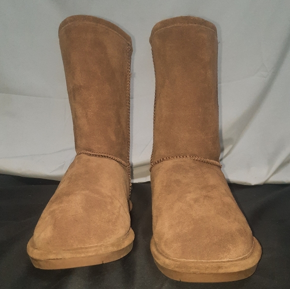 Bear Paws Emma short Mid calf Hickory Tan Boot - Picture 2 of 8